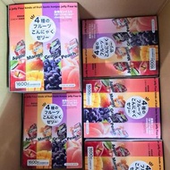 逢星期日截單 每星期寄貨 🇯🇵 日本 Costco人氣 四種水果蒟蒻啫喱（蘋果、芒果、葡萄、桃) （80入） Fruit Konjac Jelly 蒟蒻果凍 綜合水果味 低卡零食 健康零食 減肥食品 