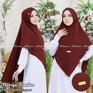 KHIMAR BERGO SOFT PAD CRINCLE CRINKLE ALMIRA ALTHAF HIJAB WHOLESALE HIJAB