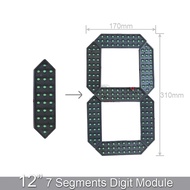 【Big-promotion】 12 Inch 7 Segment Outdoor Waterproof Digital Number Board For Led Gas Station Electr