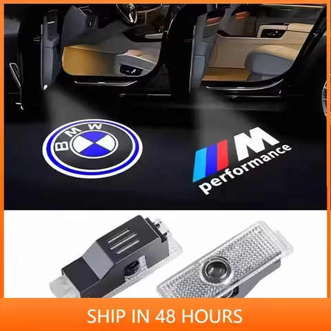 -LED Car Door Projector Light HD Laser Welcome Ghost Lamp for BMW 1/3/5/6/7 Series&X3/X6/Z4 | E81/E7