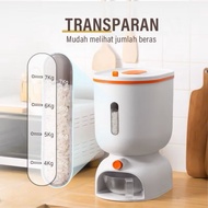 E90 Rice Dispenser Rice Bucket/ Rice Storage Container/ Rice Dispenser (Orange)