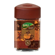 Bru Gold Instant Coffee, 100% Pure Granulated Coffee, 100g