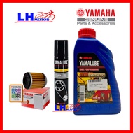 10W40 4T YAMALUBE ENGINE OILFULLY SYNTHETIC RACING MINERAL 100% ORIGINAL OIL FILTER CHAIN LUBE HLY