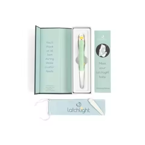 Wearable Baby Night Light for Breastfeeding and Bottle Feeding Dimmable Amber Glow Melatonin-Friendl