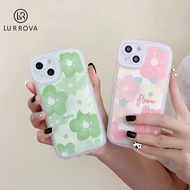 Lurrova Case VIVO Y21 V23 5G Y12S Y33S Y20 Y12A Y11 Y12 Y33T Y21T Y21S Y15 Y17 Y20S Y20i New Flower Transparent Phone Case