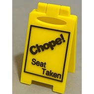 🇸🇬SG Mini Chope Sign Board-Funny Seat Taken Marker for Table | Mini Attention Board for Cafes &Food 