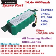 Dibea, Ecovacs, Samsung, irobot Roomba Robot Vacuum Lithium Battery 14.4v 4400mah