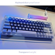Acrylic Mechanical Keyboard Dust Cover Key Air Cover 40% 60% 65% 75% Keyboard for Waterproof Prevent