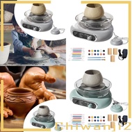 [Chiwanji2] Pottery Wheel Machine Electric Pottery Wheel Mini Pottery Wheel Kit Turntable Pottery Wh