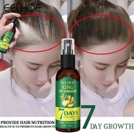 EELHOE Ginger Hair Growth Spray Fast Hair Care Essence Hair Growth Serum