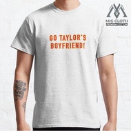 Go Taylor's Boyfriend T-Shirt - Travis Kelce 87 Kansas City Chiefs 1234