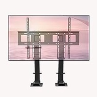 TV bracket Electric Double Post TV Floor Stand - Motorized TV Lift Bracket, Motorized TV Lift with R