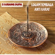 Pemegang Pembakar Kemenyan Wangi Jumbo Naga Naga Cina Motif 5 Lubang Penunu Penyimpanan Bukhur Gahar