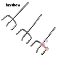 FAYSHOWSG Pegboard Hooks, Silver Display Hooks, Perforated Retail Shop Peg