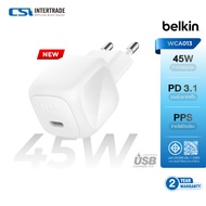 Belkin หัวชาร์จ USB-C 45 วัตต์ รองรับ USB-C PD 3.1 และ PPS รุ่น WCA013