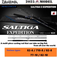 Daiwa 25'SALTIGA C EXPEDITION 82-6/710-8/82-8/77-10/82-10 Multi-piece casting rod 3 pieces Expeditio