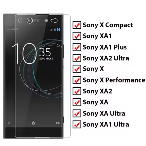 9H Tempered Glass for Sony Xperia X Performance XA Compact Phone Screen Protector for Sony Ultra XA1