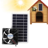 [twiligh]Solar Ventilation Fan for Treehouses and Stables 30W Solar Powered Panel