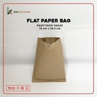 Food Grade Kraft Paper Bag Oxium / Flat Paper Bag
