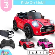 Charger Aki Mobil Mobil Aki Mini Cooper Mainan Anak Lengkap Dengan