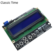 โมดูล1602 LCD LCD1602 LCD ที่คลุมแป้นปุ่มแสดงหน้าจอสีฟ้าสำหรับ Arduino