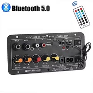 D10 Bluetooth Panel Amplifier Subwoofer Rakitan 300W Amplifier Bass Power AC 220V 12V 24V Amplifier 