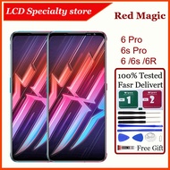 Original AMOLED For Red Magic 6 6s 6R 6 Pro 6s Pro LCD Display Touch Screen Replacement