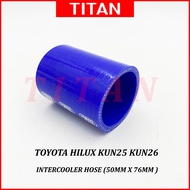 (1pc) Turbo intercooler hose Toyota Hilux Kun25 Kun26