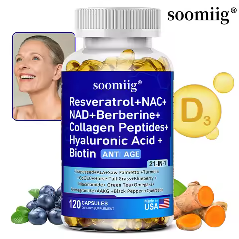 Collagen Capsules - Bone and Joint Health, Anti-aging, Firming Skin, Hair, Nails, Skin Health, Colla