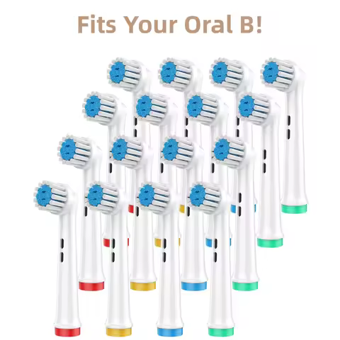 Compatible Oral Electric Toothbrush Head 3709/D12/3756/3757 B Branu Replacement D100