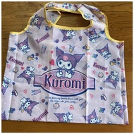 日本 Sanrio Kuromi 便攜 可摺疊 大容量 環保袋 收納袋 購物袋 （需訂購）