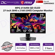 MSI MPG 272URX QD-OLED 27-inch 3840 x 2160 (UHD) Computer Monitor, 240Hz, Adaptive-Synch, Speaker, 0