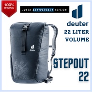 DEUTER Stepout 22 Backpack Lifestyle Daypack, Original Deuter, 22L Volume, Unisex, Airstripes System