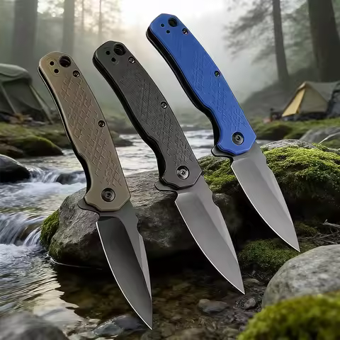 EDC Practical Outdoor Camping Knive - 1407, Outdoor Adventure Survival Folding Knife, Rescue Tool Hi
