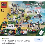 Lego 40346 legoland Billund exclusive