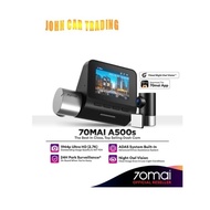 70mai Dash Cam A500s Dual Channel Pro Plus 1944P QHD Car Recorder with GPS ADAS & Apps Control 70mai