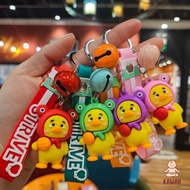 GANTUNGAN KS Premium Silicone Duck Upset Keychain / Duck Upset Keychain / Duck Keychain / Duck Upset
