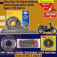 ORIGINAL ASPIRA Paket Set Rantai Gear Belakang Gear Dpn 420-14T Gear Blkg 420-36T Rantai 420-108L Se