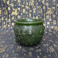 Antique Antique Antique Collection Hetian Jasper Collection Jade Cylinder 7.23.7