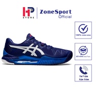 Asics Gel Resolution 8 Shoes - Tennis Shoes, Badminton, Chain Ball Design Hugging Rubber Sole For Comfortable Movement