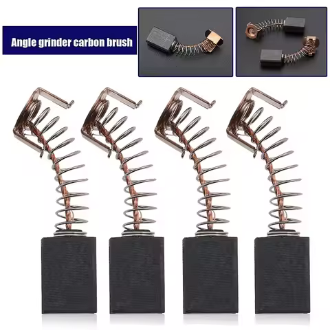 4pcs Angle Grinder Carbon Brushes12X8X5mm Electric Motor Brush For WS125 Black Decker G720 Power Too