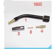 MB15 Gas Nozzle MB15 MIG Welding Torch Gas Nozzle MIG CO2 WELDING MB15 GAS NOZZLE MB15-GN CHROME
