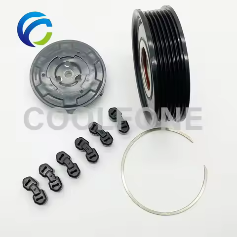 AC A/C Compressor Clutch Pulley 6SEL14C for RENAULT MEGANE CC SCENIC 1.6 1.5 III DCI 2009- 820093938
