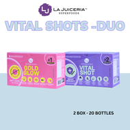 La Juiceria Superfoods Gold Glow & Vital Shot Wellness Combo