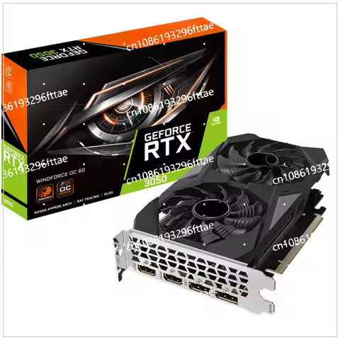 GeForce RTX 3050 WINDFORCE OC 6G for E-sports Gaming Computer Graphics Card