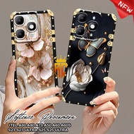 CASE ITEL A90 A80 A70 A50 A60 A60S S23 S23 ULTRA S25 S25 ULTRA . Fashion Case Motif Wallpaper Flower