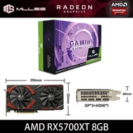 MLLSE AMD RX 5700 XT 8GB Graphics Card GDDR6 256Bit PCI-E 4.0×16 6+8Pin Radeon GPU Rx 5700XT Gaming 