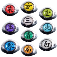 Japanese Anime Cosplay 10 Style Ring Akatsuki Ladies Ring Men's Ring Accessories Props Finger Decora