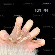 Dieying Neon Clothes Handmade High-Fixed Cat's Eye Handmade Wearing Nails Classy Manicure All-Match 
