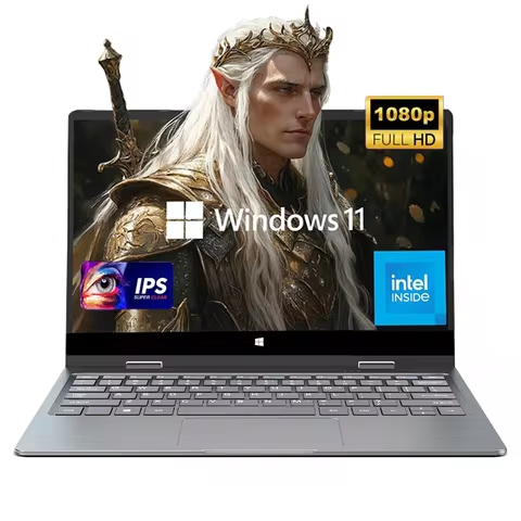 BMAX Y11 Plus 360° Laptop 11.6Inch Intel N5100 1920*1080 IPS TouchScreen Windows 11 8GB RAM 256GB 51
